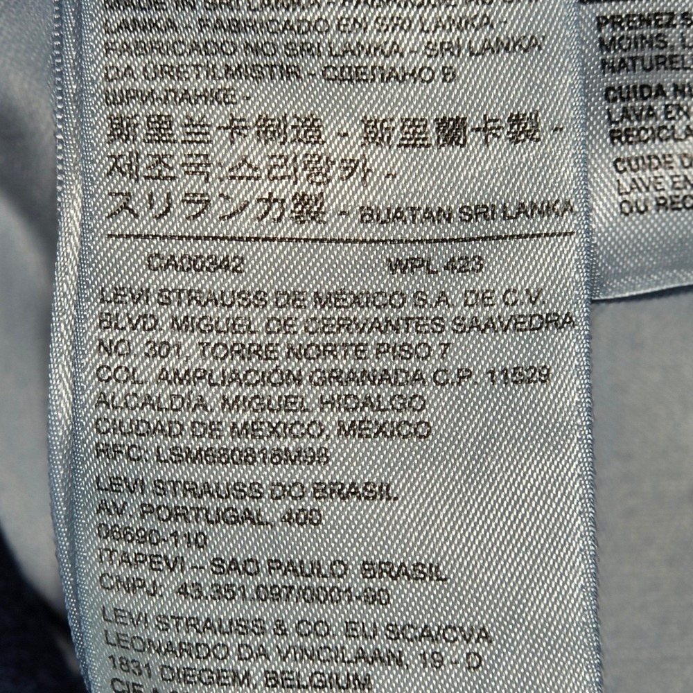 Jeans Levis 29 Womens‎ Dark Blue Excellent 311 Shaping Skinny Distressed Ripped - Picture 6 of 11